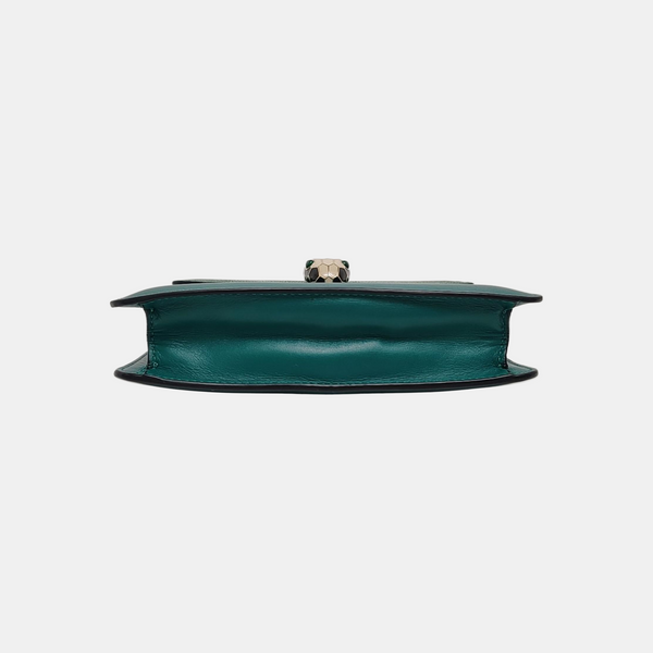 SERPENTI FOREVER Small Stingray Leather Green