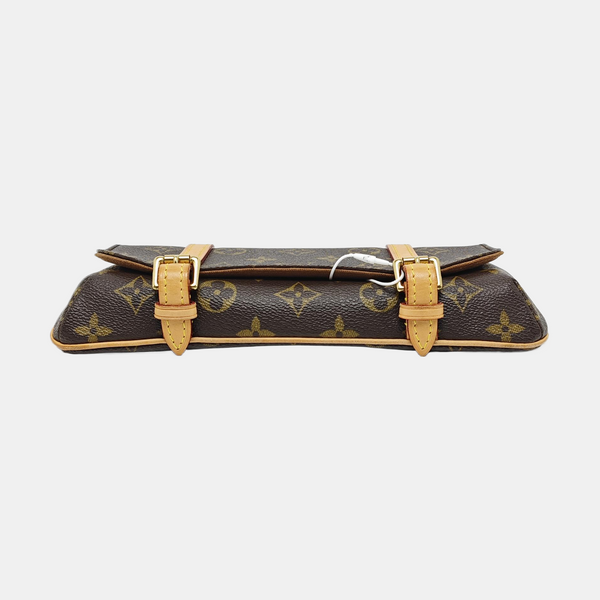 MARELLE Monogram Coated Canvas Brown