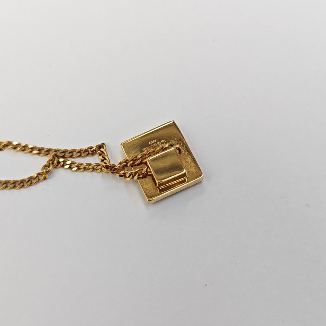 ALPHABET Crystal Gold Necklace