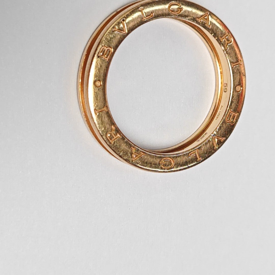 B.ZERO1 18k Rose Gold Ring EU 59