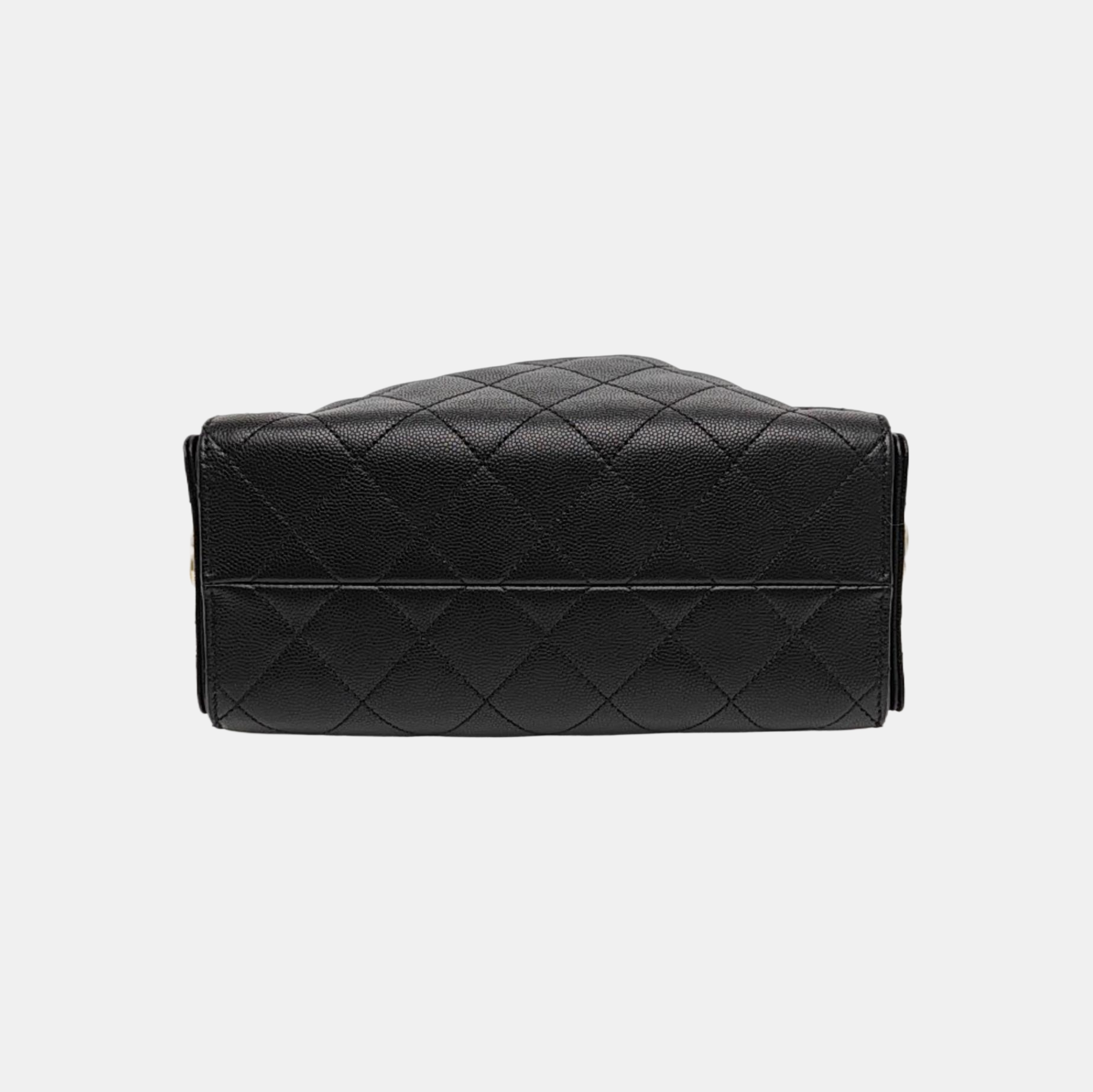 CHANEL 25 Quilted Denim Blue