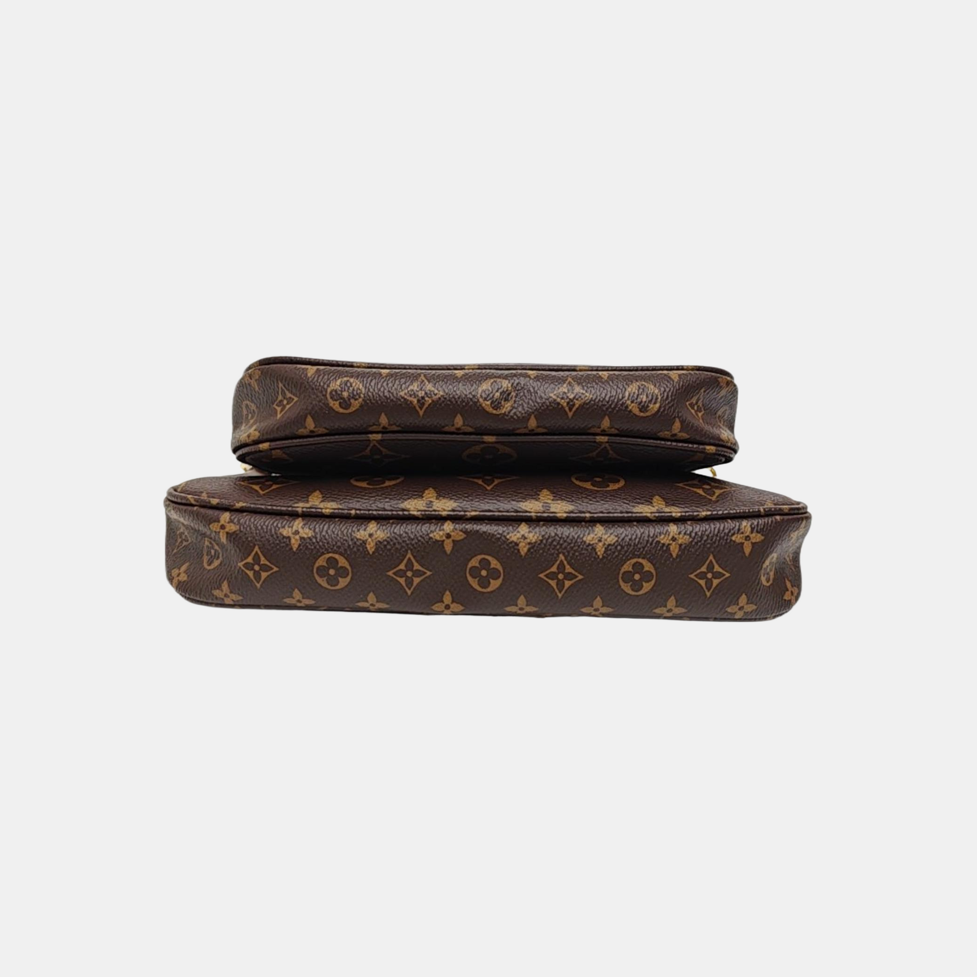 MULTI Monogram Coated Canvas Brown