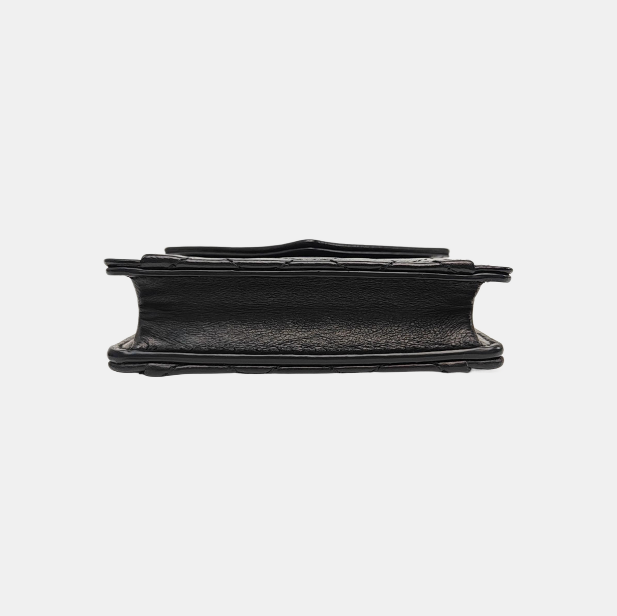 GABY Quilted Lambskin Black