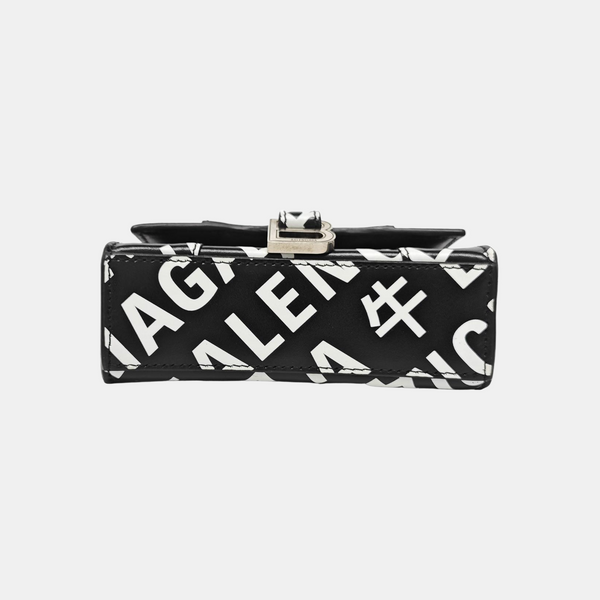 Hourglass Mini Calfskin Black