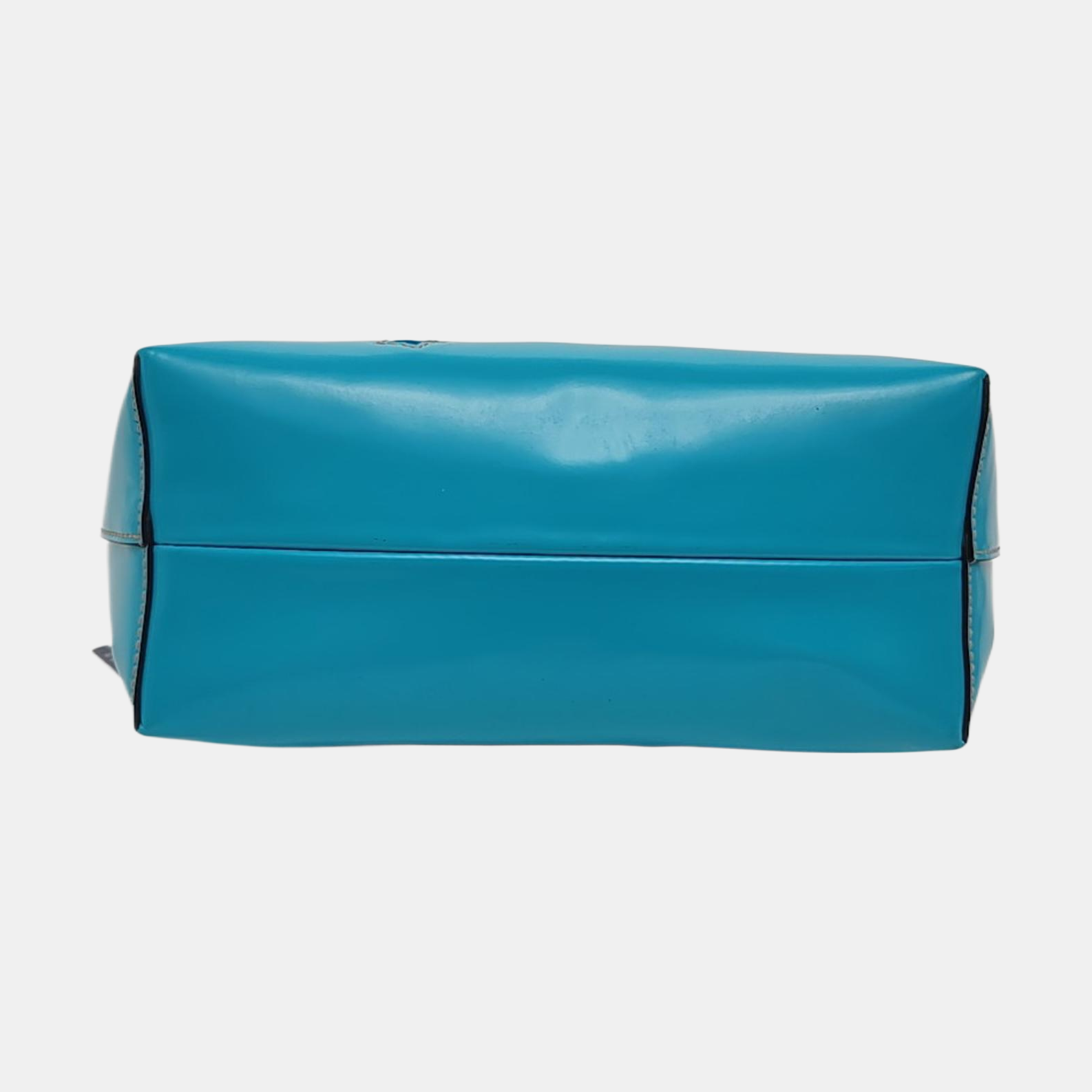 Calfskin Top Handle Bag Blue