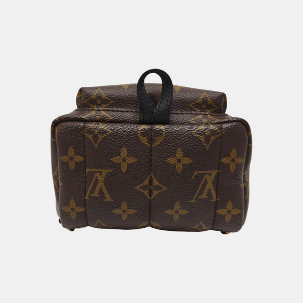 PALM SPRINGS Mini Monogram Coated Canvas Brown
