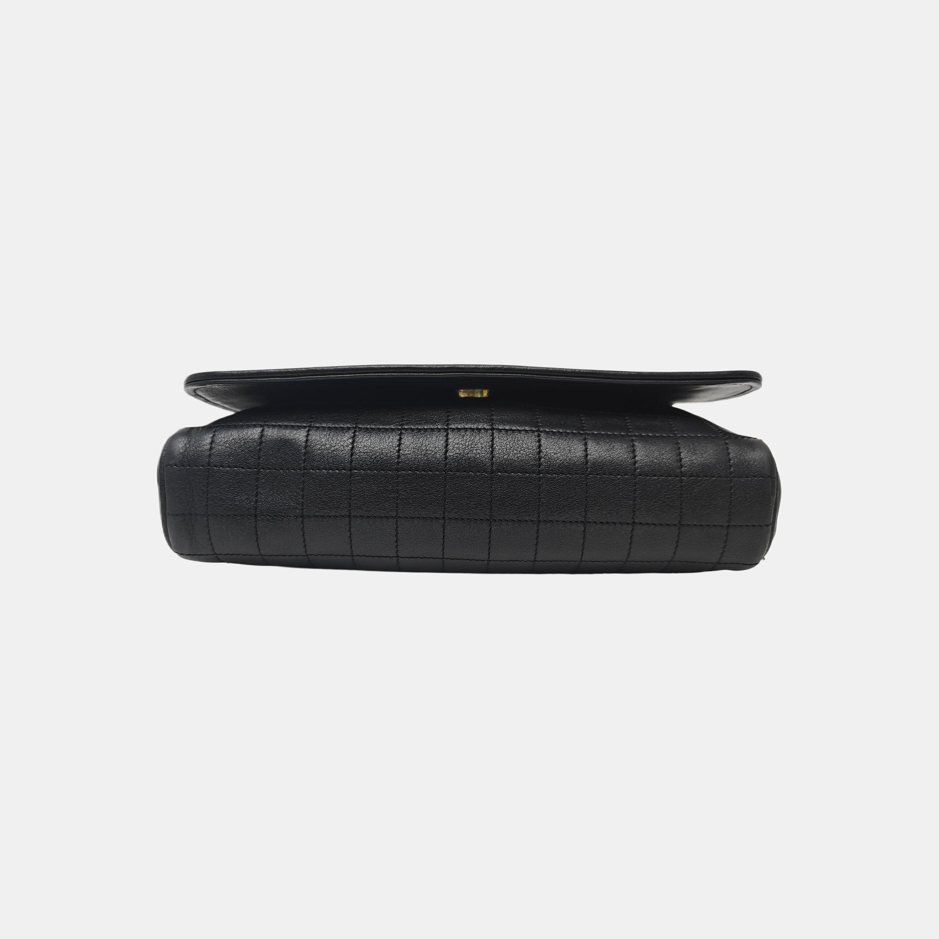 Quilted Calfskin Shoulder Bag Black