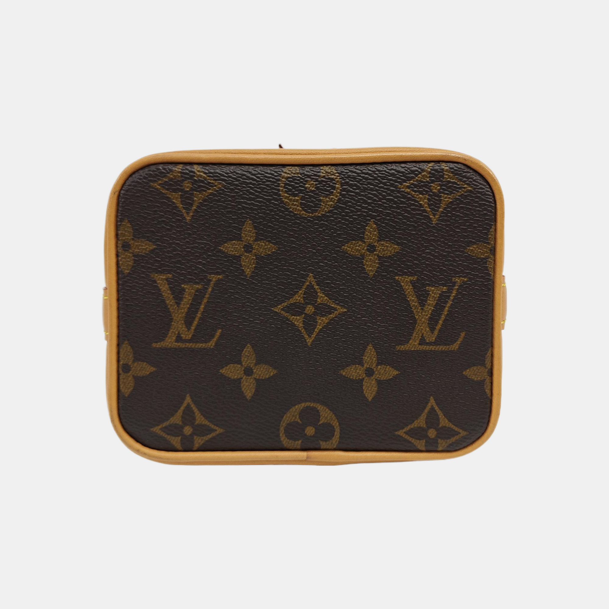 NOÉ Nano Monogram Coated Canvas Brown