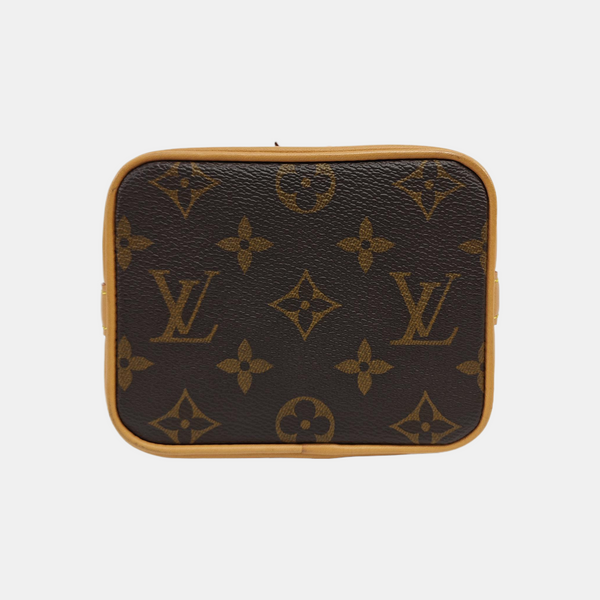 NOÉ Nano Monogram Coated Canvas Brown