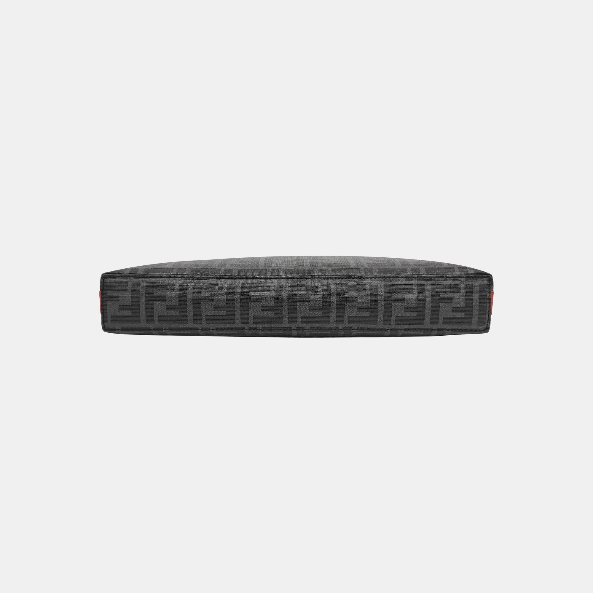 Coated Canvas Shoulder Bag Gray