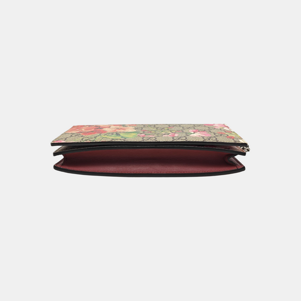 GG Blooms Monogram Coated Canvas Beige