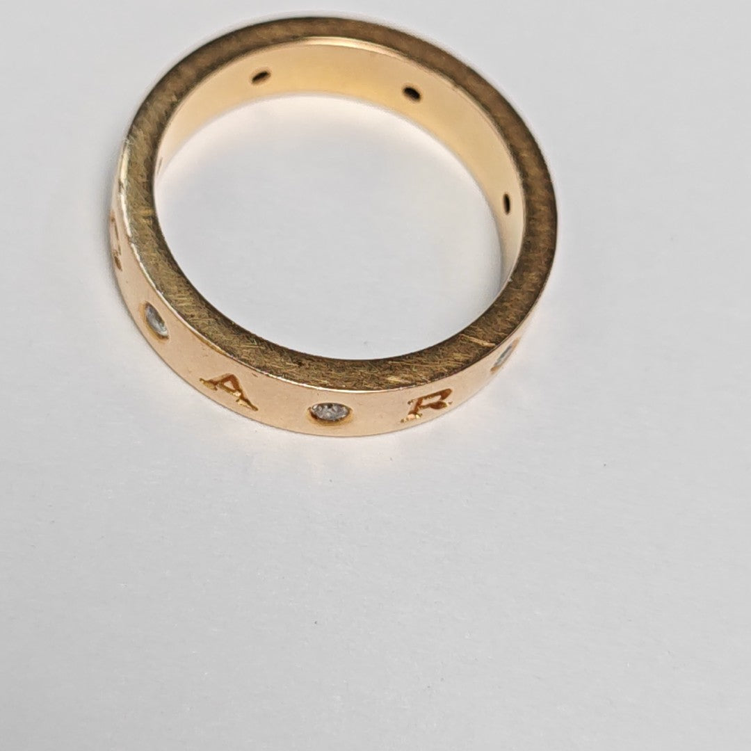 B.ZERO1 18k Rose Gold Ring EU 61