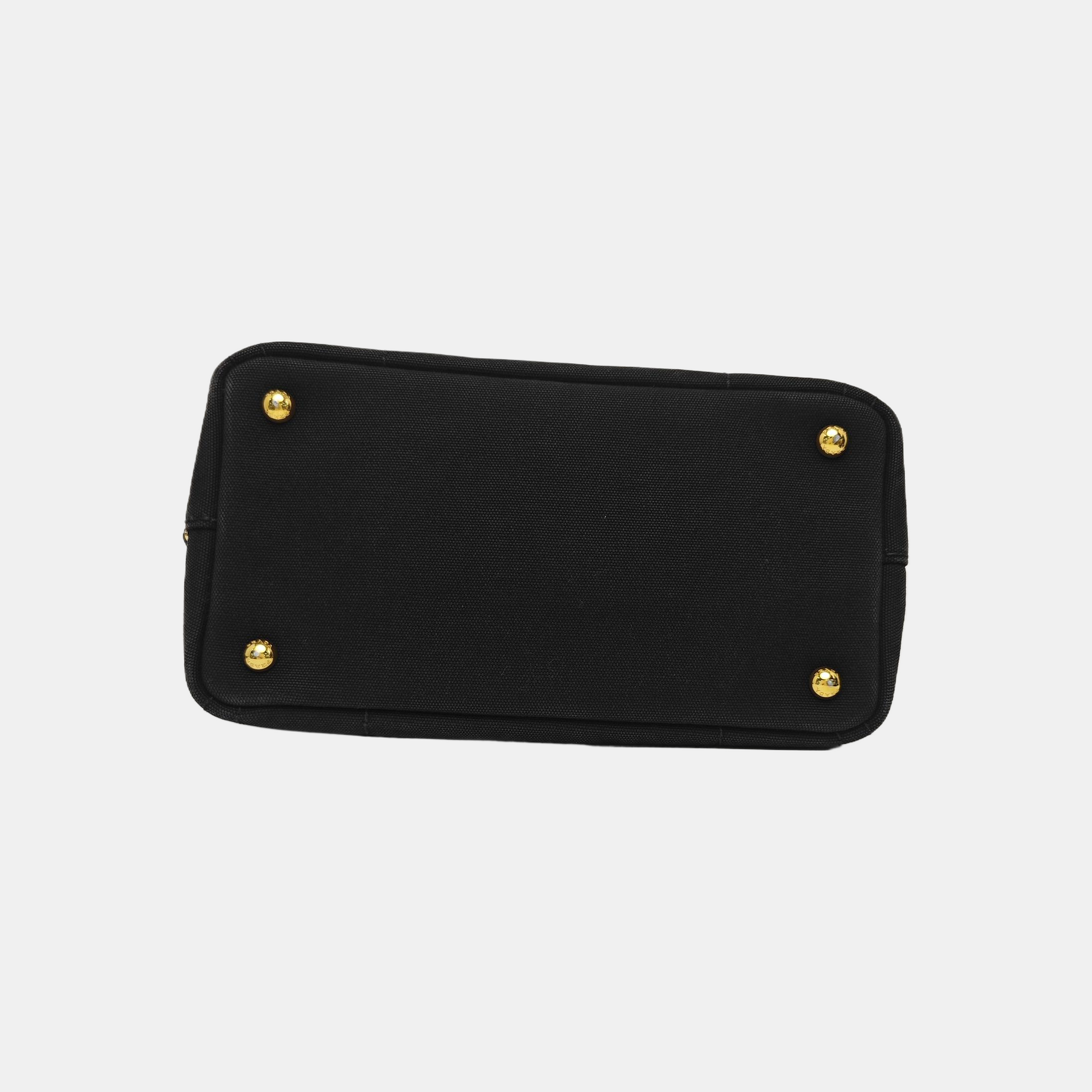 Denim Quilted Canvas Black