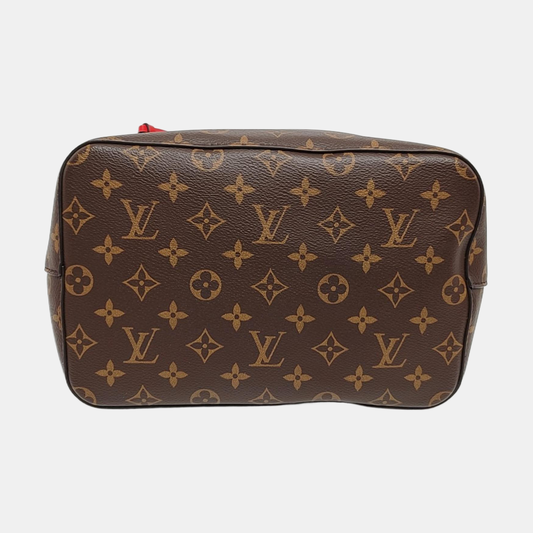 NÉONOÉ MM Monogram Coated Canvas Brown