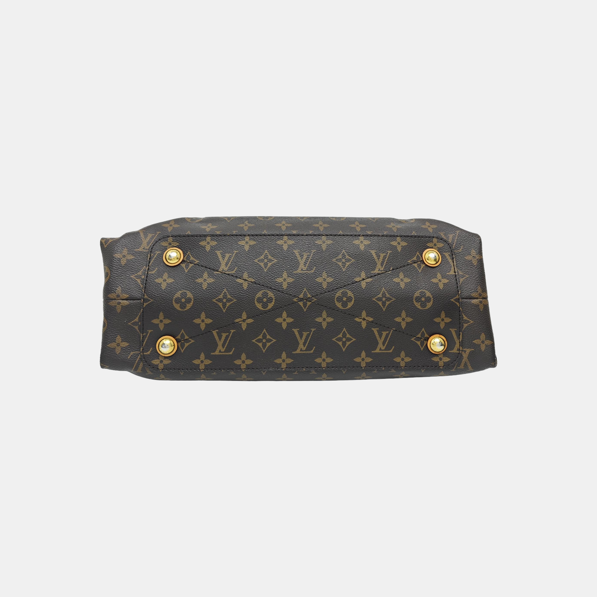OLYMPE Monogram Coated Canvas Brown