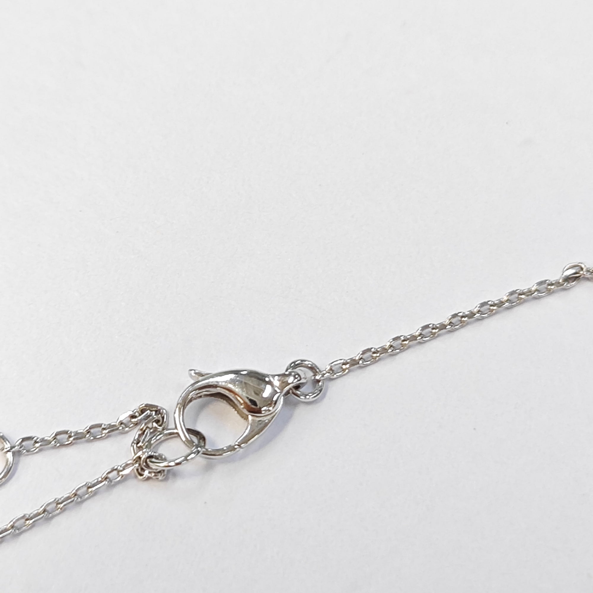 18k White Gold Silver Necklace