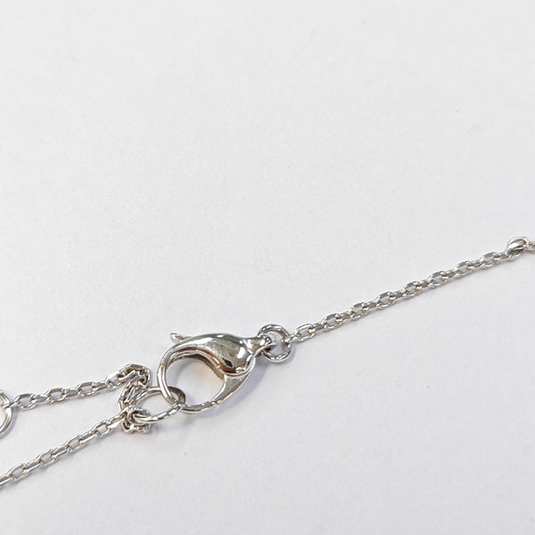 18k White Gold Silver Necklace