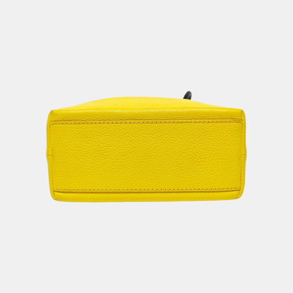 Shopping Bag Super Mini Calfskin Yellow