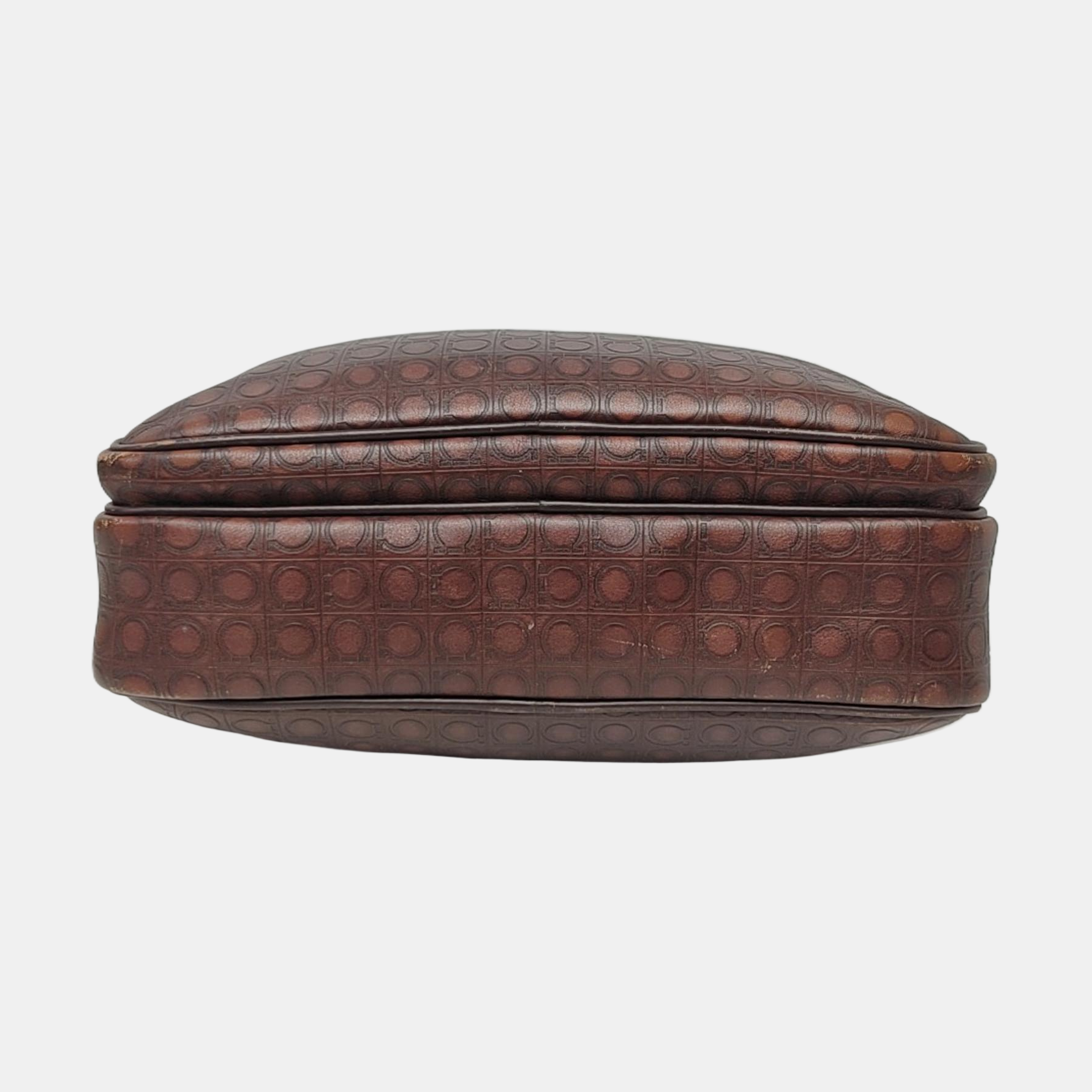 Calfskin Shoulder Bag Brown