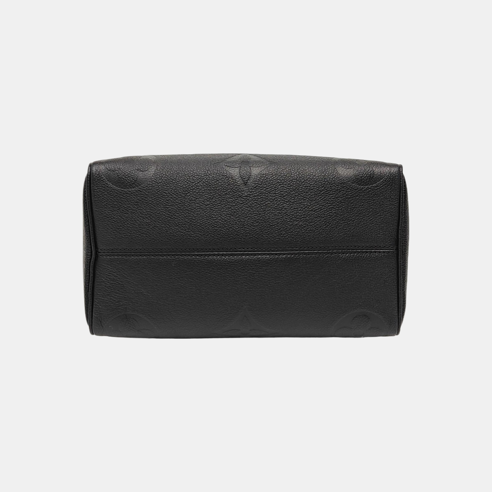SPEEDY 25 Monogram Calfskin Black