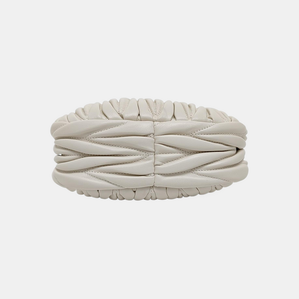 Wander Matelassé Mini Quilted Lambskin White