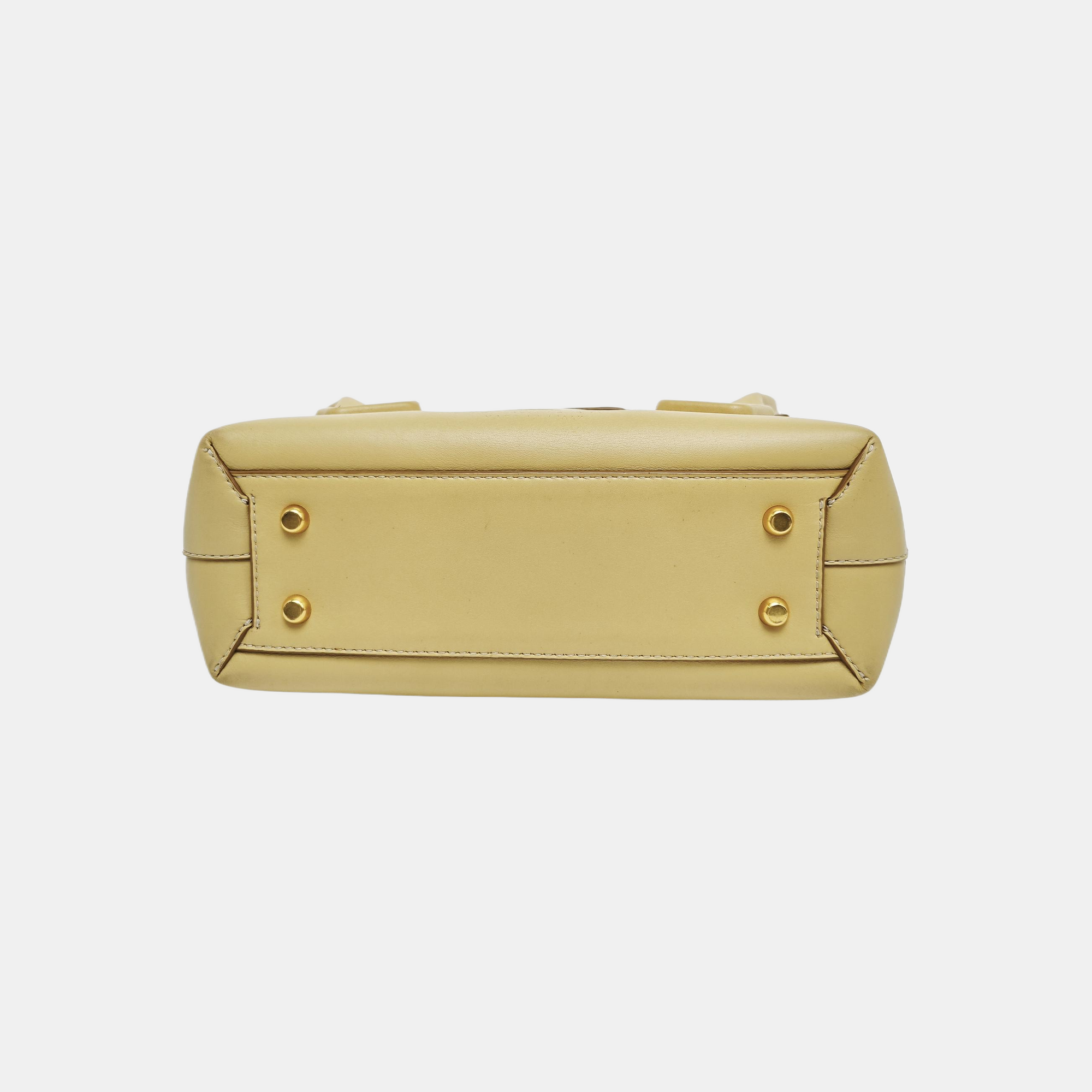 Arco Small Calfskin Yellow