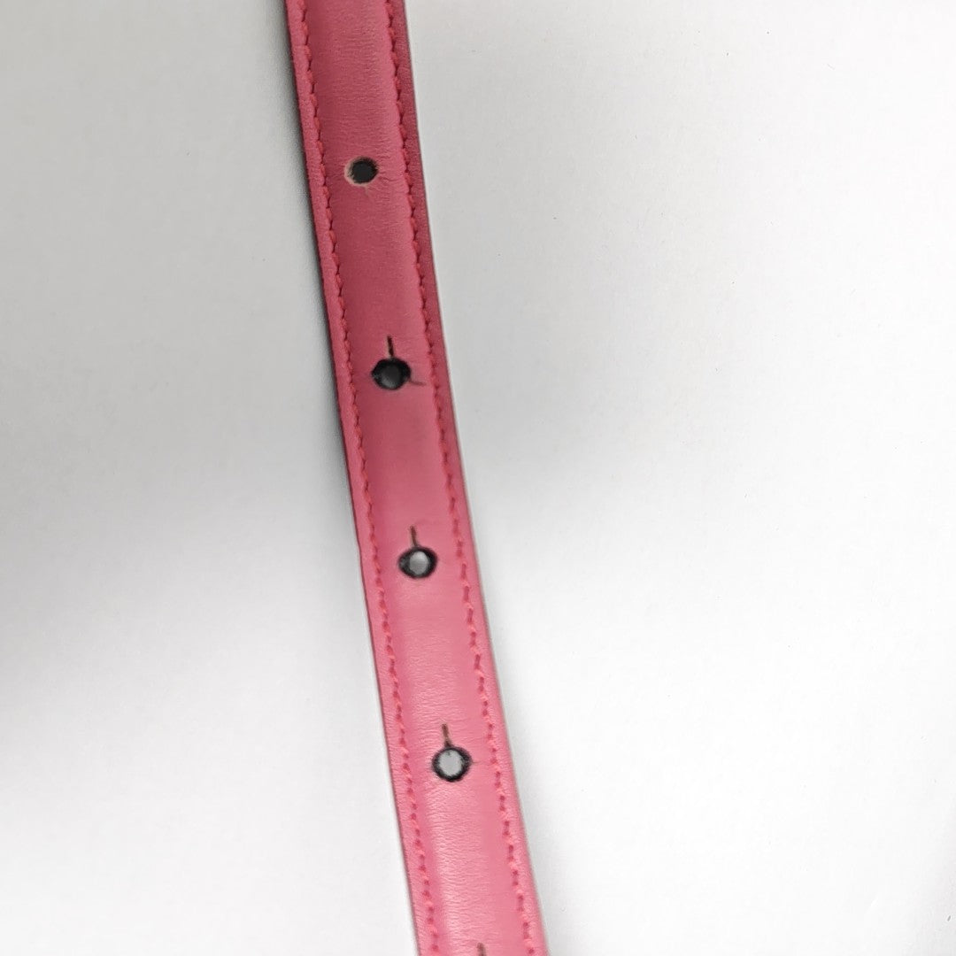 Leather Belt Red