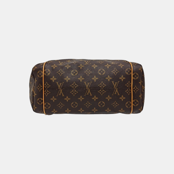 TOTALLY MM Monogram Coated Canvas Brown