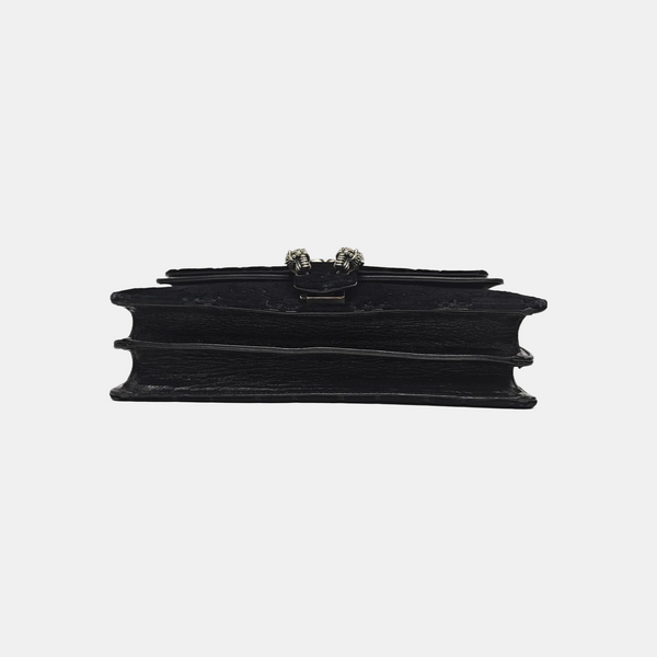Dionysus Small Monogram Velvet Black