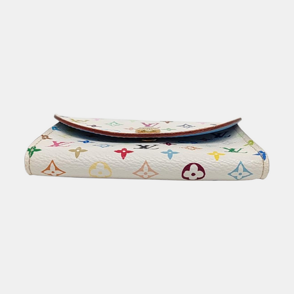 LV × TM ROSALIE Monogram Coated Canvas White Card Holder