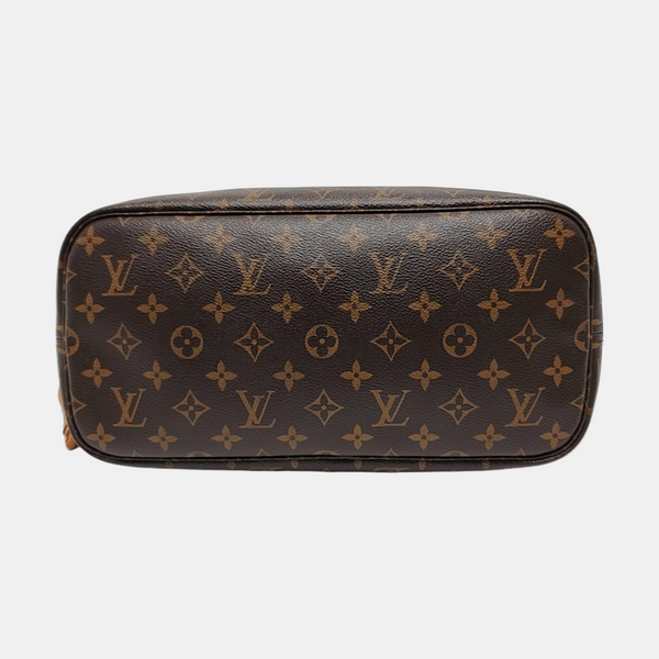 NEVERFULL MM Monogram Coated Canvas Brown