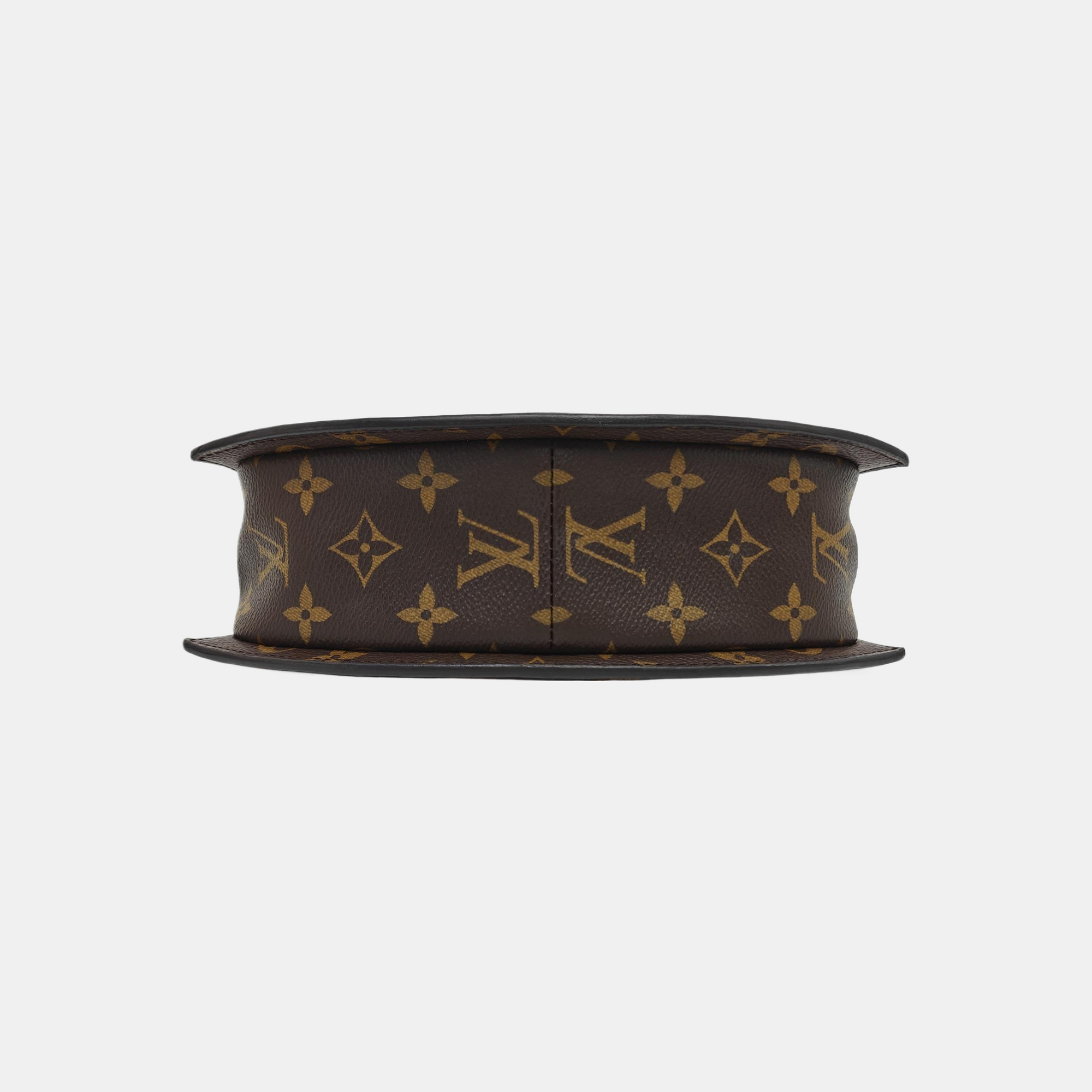 Monogram Coated Canvas Shoulder Bag Super Mini Brown