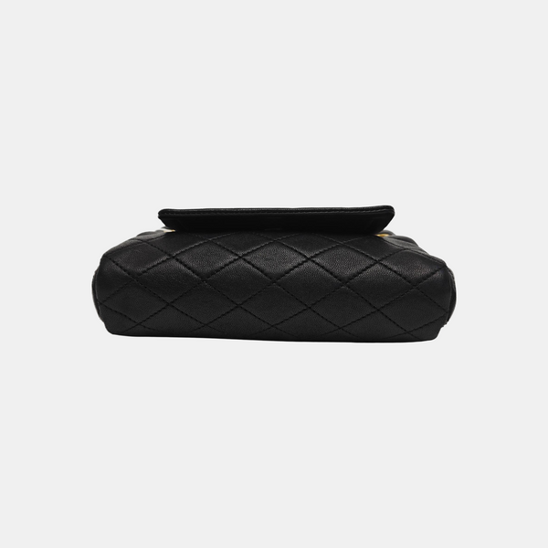 NOLITA Mini Quilted Lambskin Black
