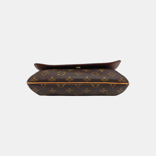MUSETTE TANGO Monogram Coated Canvas Brown
