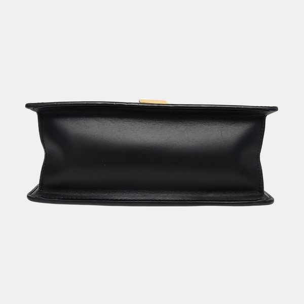 Authenticated pre-owned  Sylvie Mini Calfskin Black - Shoulder Bag at Looply