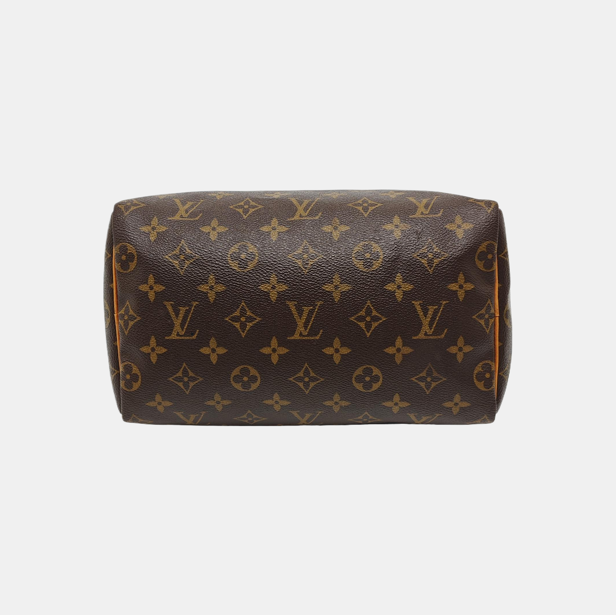 SPEEDY 25 Monogram Coated Canvas Brown