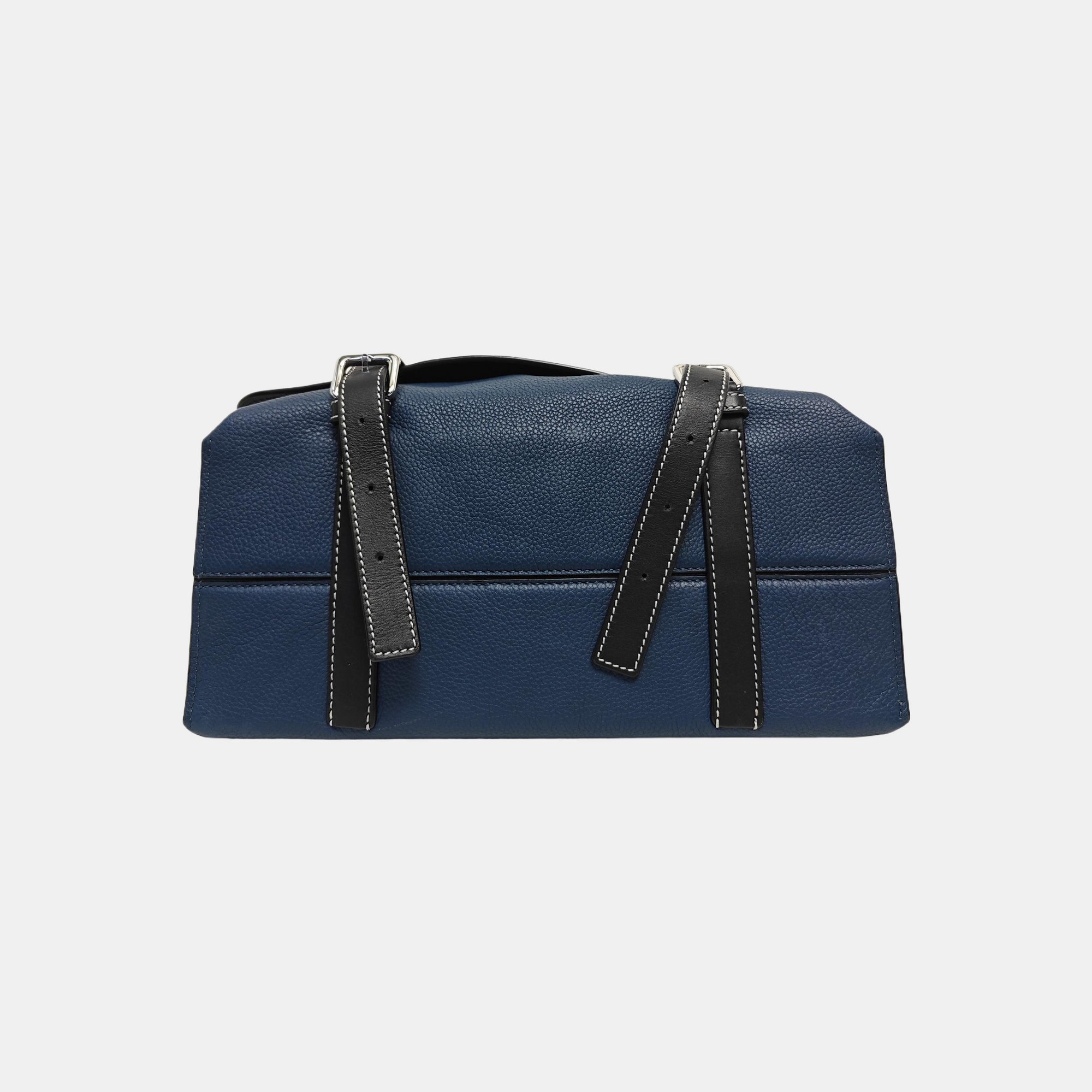 Calfskin Crossbody Bag Blue