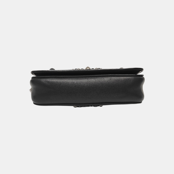 Calfskin Shoulder Bag Black