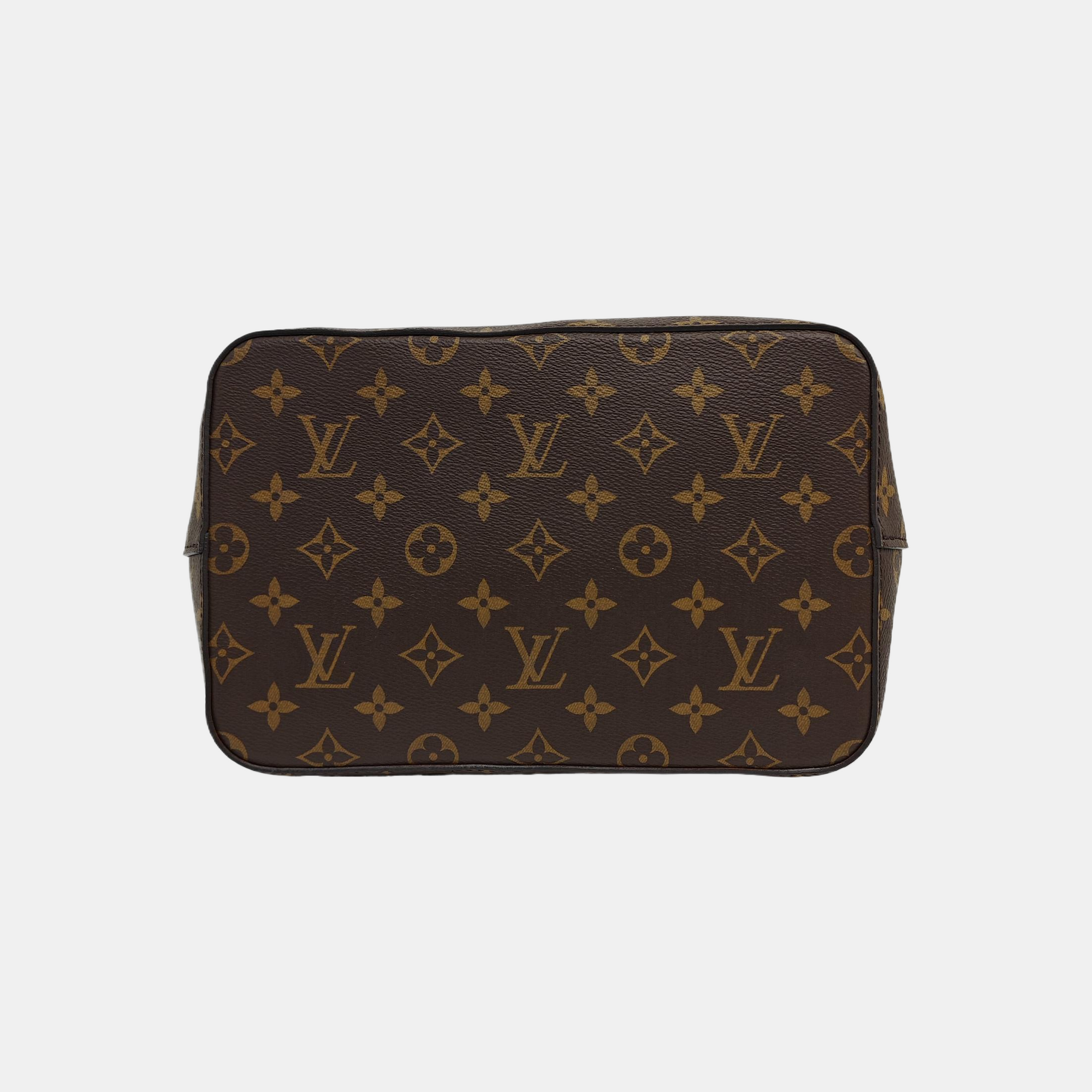 NÉONOÉ MM Monogram Coated Canvas Brown
