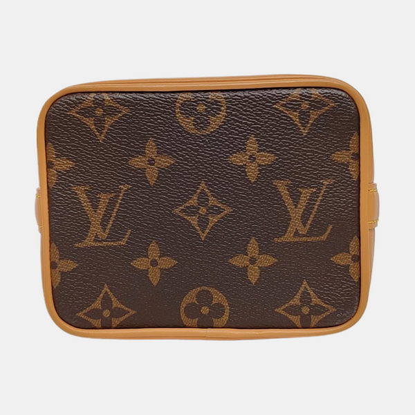 NOÉ Nano Monogram Coated Canvas Brown