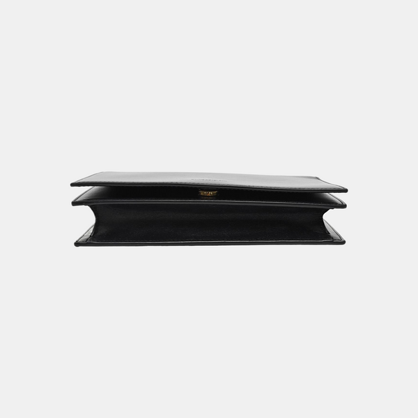 Calfskin Shoulder Bag Black