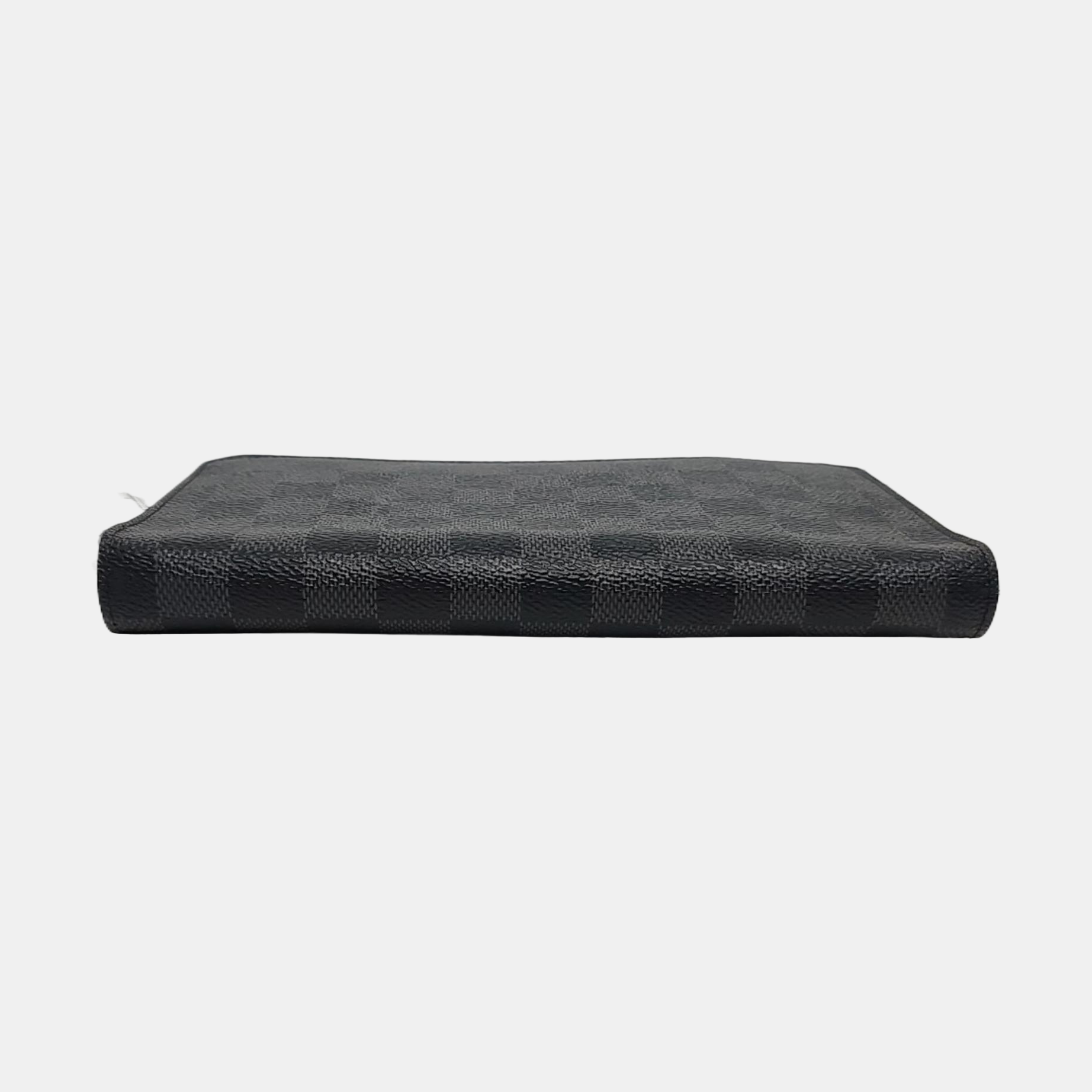 ZIPPY Damier Graphite Coated Canvas Gray Wallet