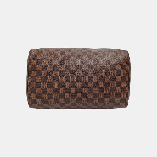 SPEEDY 30 Damier Ebene Coated Canvas Brown