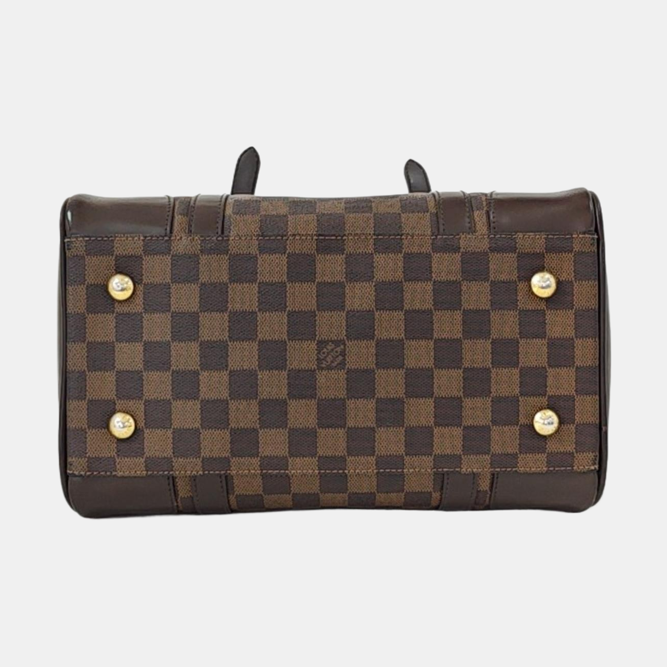 BERKELEY Damier Ebene Coated Canvas Brown