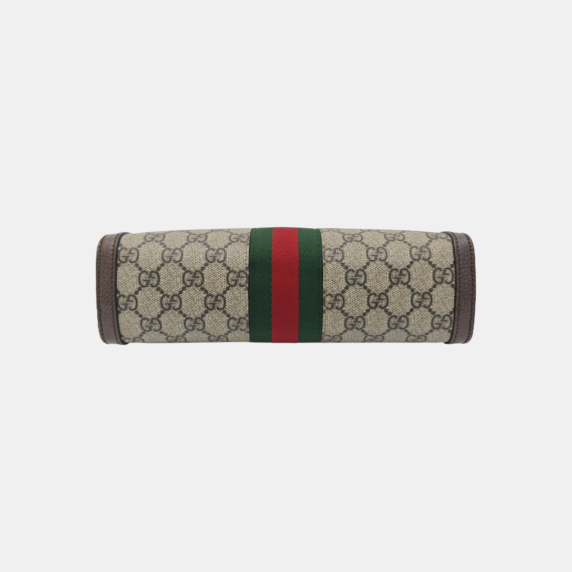 Ophidia Small Monogram Coated Canvas Beige