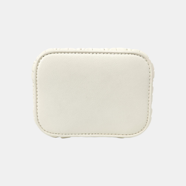Matelassé Mini Quilted Lambskin White
