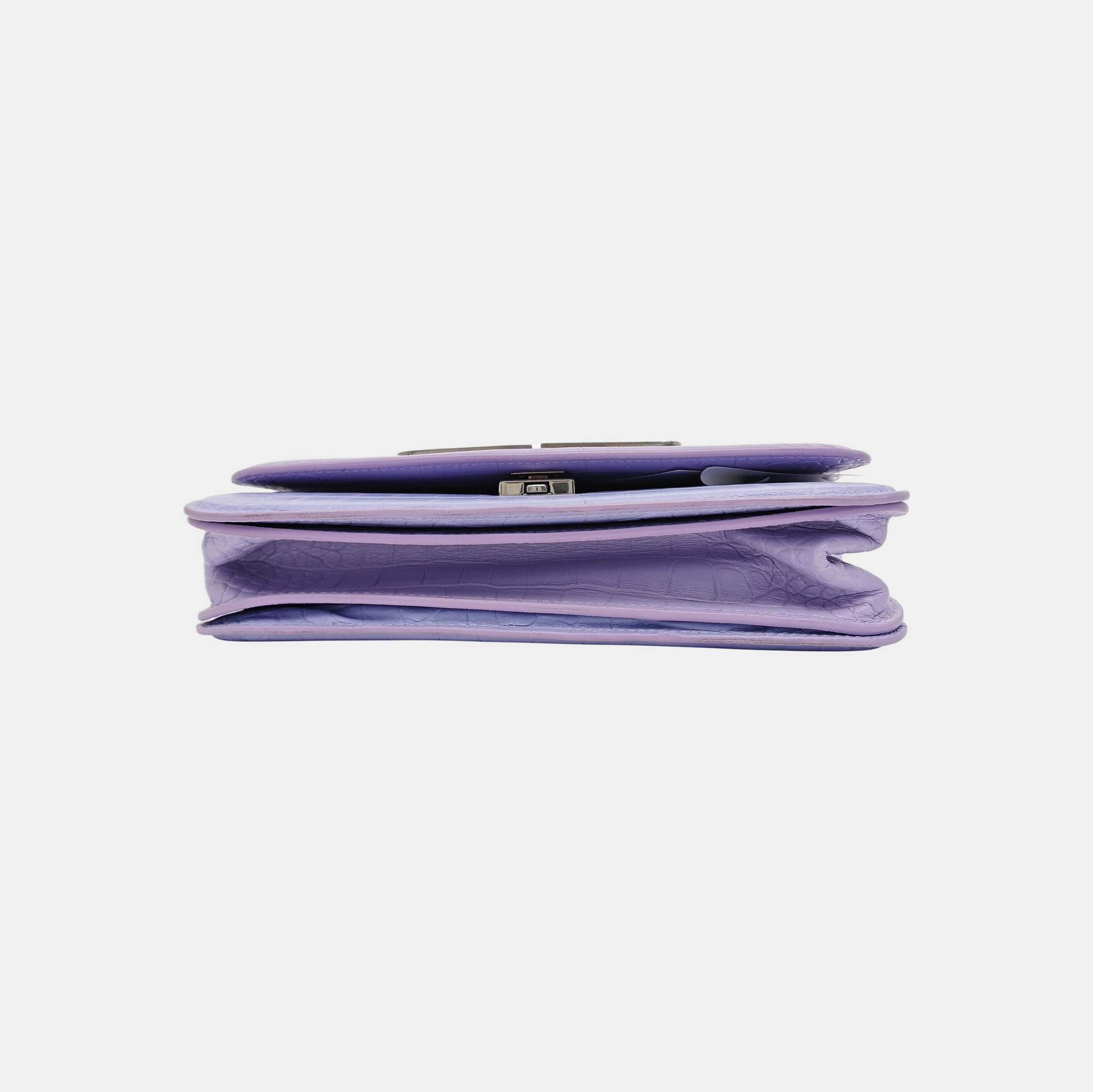 Calfskin Shoulder Bag Purple
