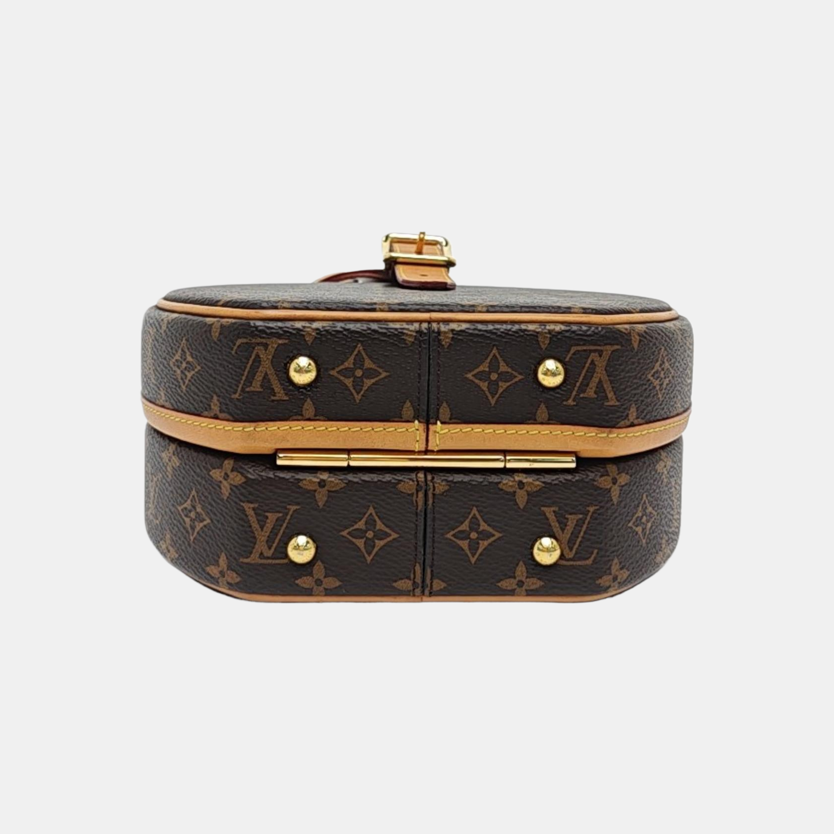 BOITE CHAPEAU PM Monogram Coated Canvas Brown