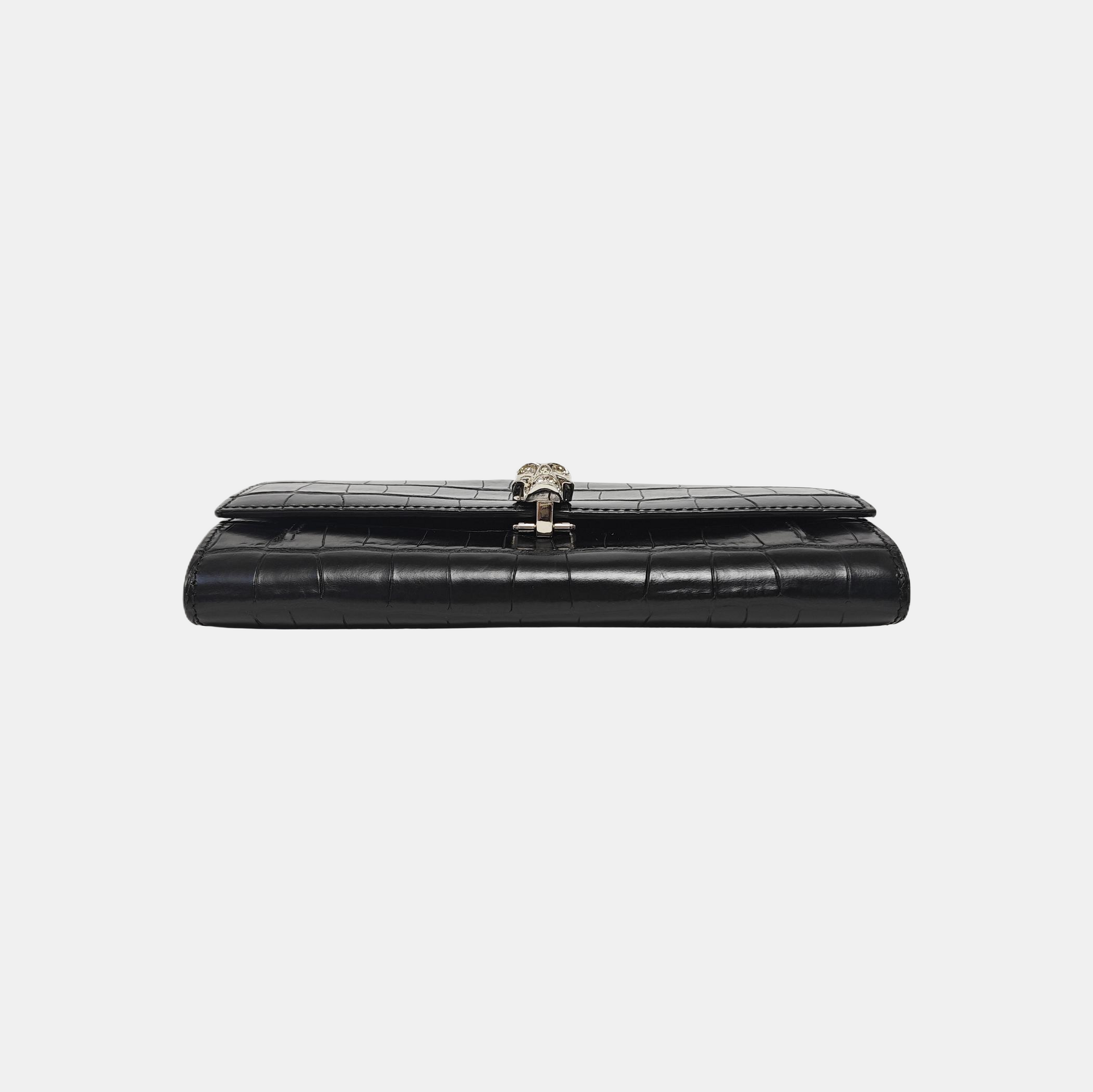 Calfskin Shoulder Bag Black