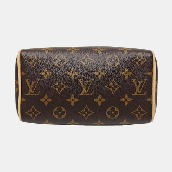 SPEEDY 20 Monogram Coated Canvas Brown